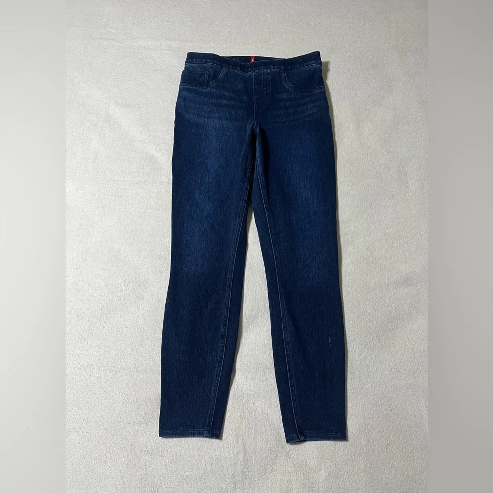 Spanx Women’s Medium (28x27) Jeggings Jean-ish Stretch Pull On Skinny Leg‎